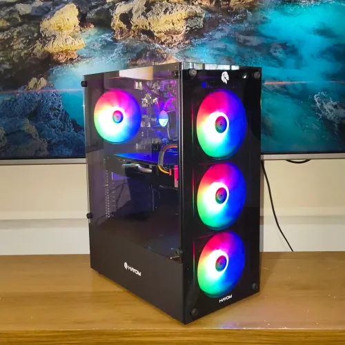 Pc Gamer Intel i7 + RX 580 8GB + SSD + GTA 5 + Gabinete com 4 Fans RGB