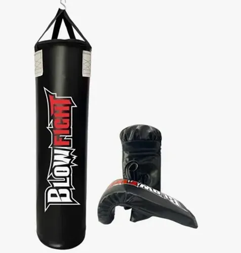 Saco Pancada De Box com 90 Cm Profissional + 2 Luvas Bate Saco z1563