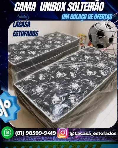 Cama box solteiro - espuma D28