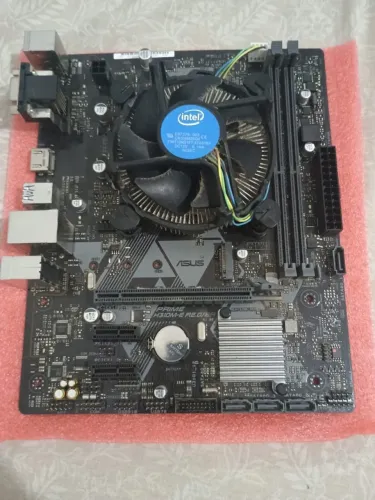 Processador + Placa mãe + Cooler: I3 9100F + H310M