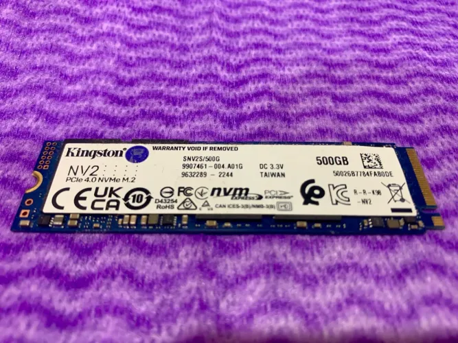 NVME 500GB Kingston M2