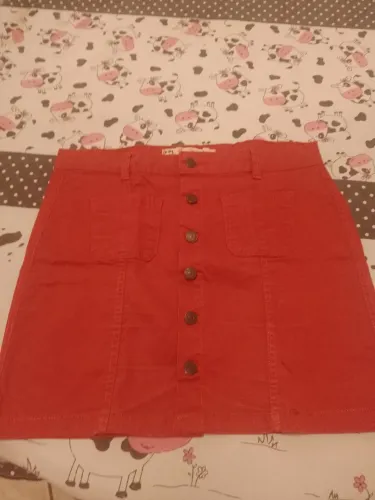 Saia Jeans Laranjado tamanho 42