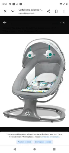 Cadeirinha de balanço 360 graus baby