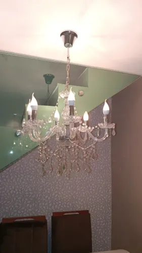 Lustre de vidro para sala 250,00