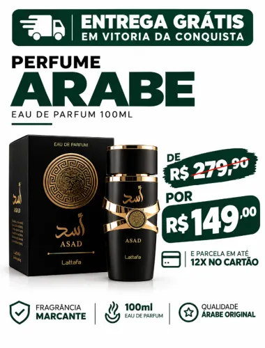 Perfurme Arabe Assad - Entrega grátis em Vitória da Conquista