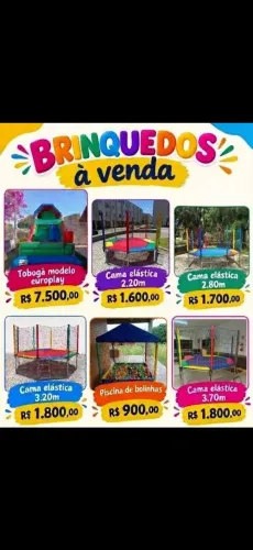 Vendo brinquedos cama elástica piscina de bolinhas