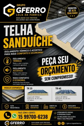 Telha sanduíche