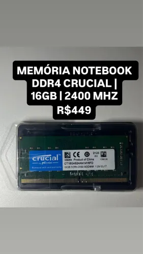 Memória notebook Ddr4 | 4gb | 8gb | 16gb