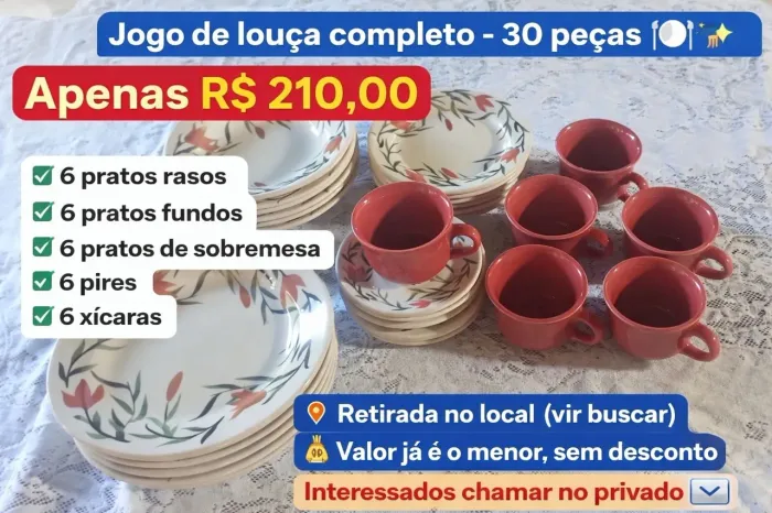Jogo de louça
