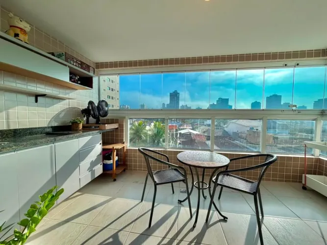 Apartamento à venda com 2 dormitórios sendo 1suíte em Praia Grande no Forte