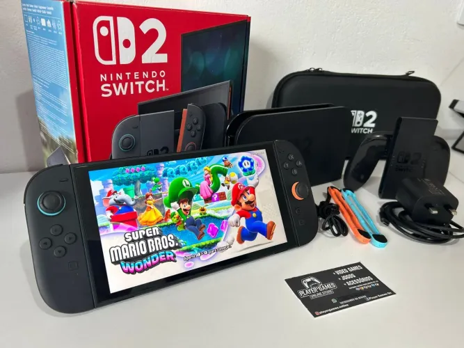Nintendo Switch 2 + Nota Fiscal (Aceito Cartão)