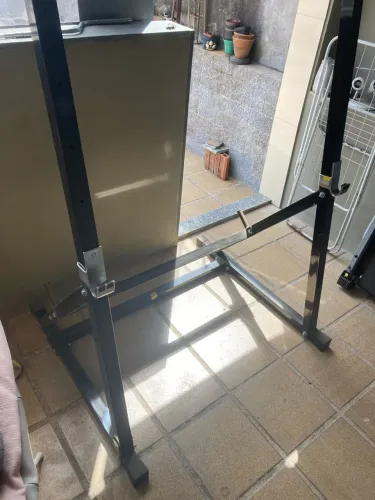 Kit completo de academia residencial em bom estado.