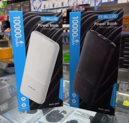 Power Bank 10000mah 3 Portas - Entrega Grátis