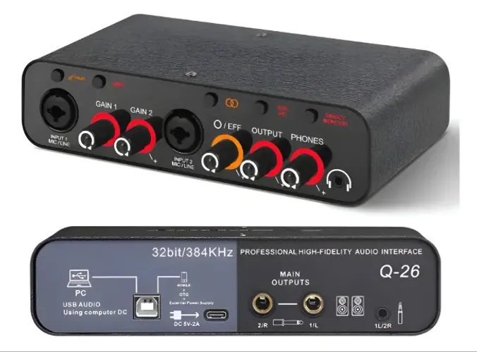 INTERFACE DE AUDIO TEYUN
