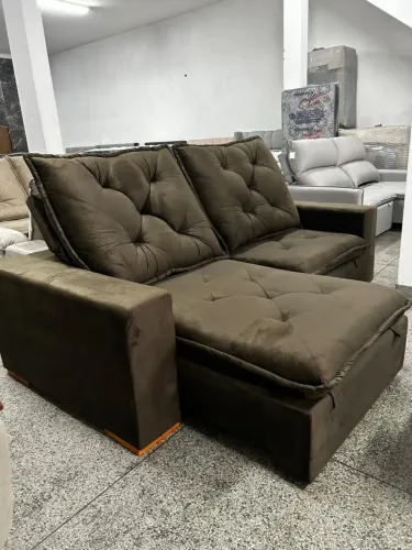 Sofá retrátil e reclinável 2,50 NOVO 