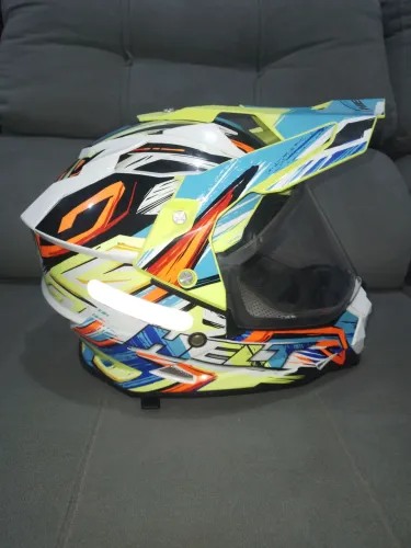 Capacete Helt Cross Vision Glass Prism