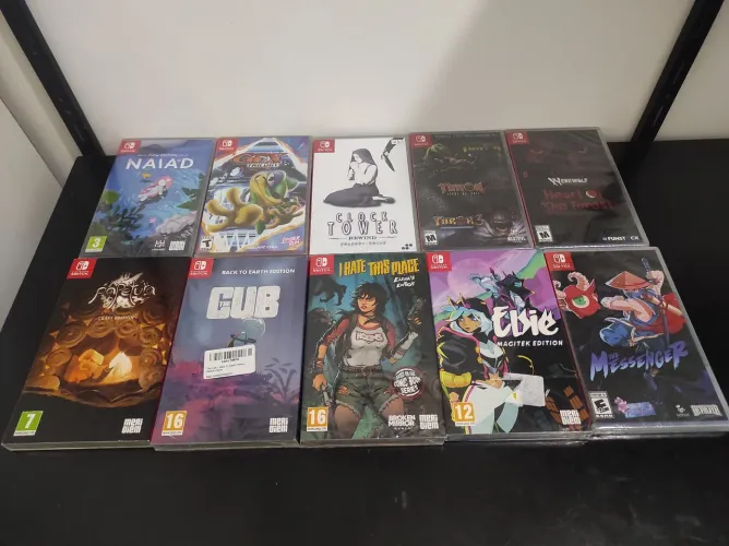 Jogos de Nintendo Switch lacrados (Limited Run e outros jogos limitados)