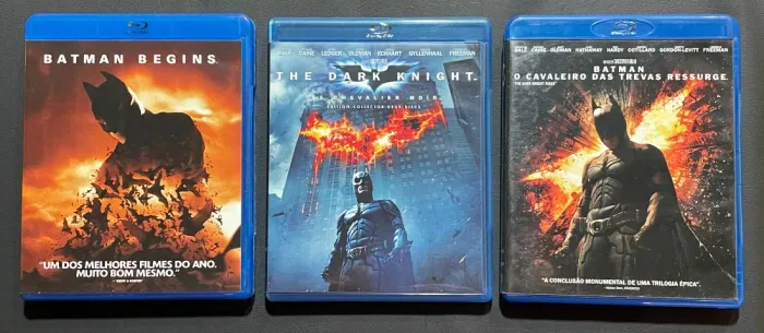 Blu-Ray Trilogia Batman - O Cavaleiro das Trevas - Christopher Nolan 
