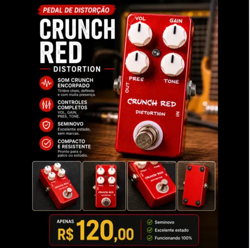Crunch Red - Distortion 