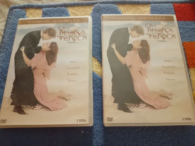 4 dvds originais série pássaros feridos.3x cartão. Retirar no local