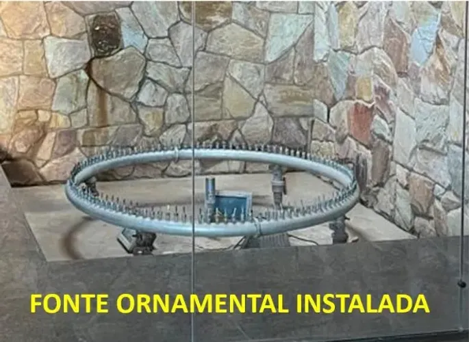 Fonte ornamental circular / anel de jatos para jardim de inverno