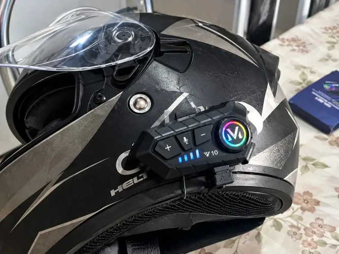 Intercomunicador Bluetooth V10 para Capacete