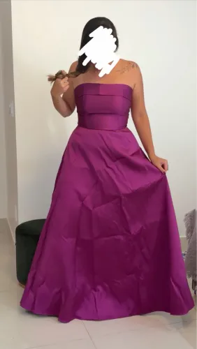 Vestido de Festa Fúcsia