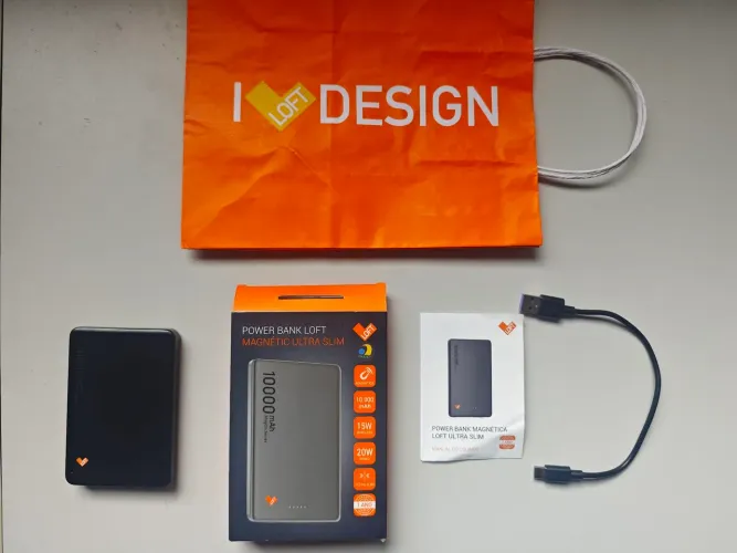 Power Bank Loft PD 10000 mAh MAGNETIC ULTRA SLIM