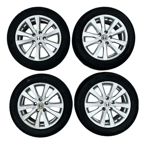 Jogo De Rodas Aro 16 Civic 2012 2013 2014 2015 2016 Preto