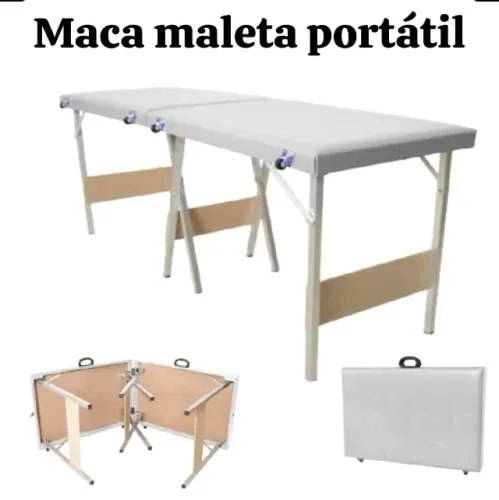 Maca Portátil Dobrável Profissional - Nova, Nunca Usada + mala
