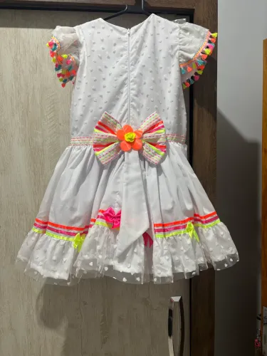 Roupa de noivinha para quadrilha 5 a 6 anos