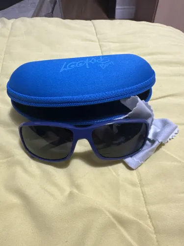 Óculos de Sol Infantil Lookids Boy Azul Polarizado - C/ Estojo