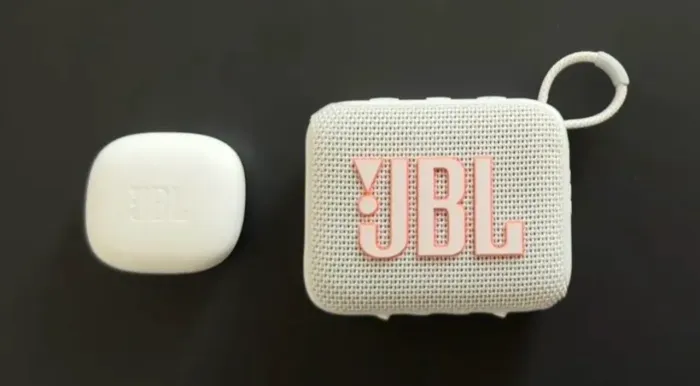 JBL WAVE FLEX E JBL GO 4 BRANCO FONE DE OUVIDO SEM FIO E CAIXA DE SOM