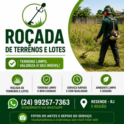 Jardinagem de lotes e terrenos 