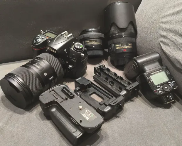Kit câmera Nikon D7000 + lentes