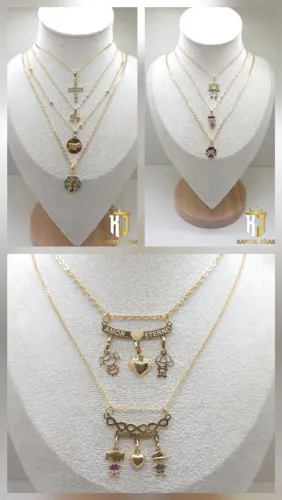 CORRENTES EM OURO 18K FEMININAS VÁRIOS MODELOS PRONTA ENTREGA!