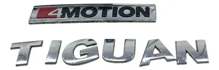 Emblema Tampa Traseira Vw Tiguan 2.0 R Line Allspace 2020