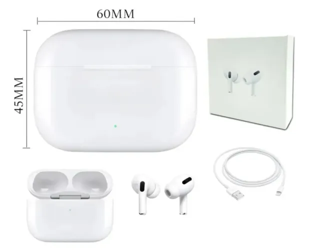 Fone de Ouvido Bluetooth TWS Sem Fio - Estilo AirPods (Novo/Lacrado)
