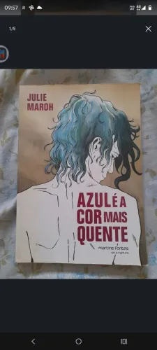 Livro Azul é a Cor mais Quente - HQ Julie Maroh