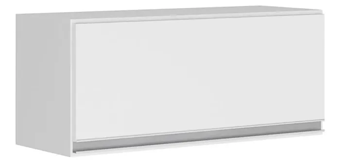 Kit 2 unidades armário basculante mdf branco