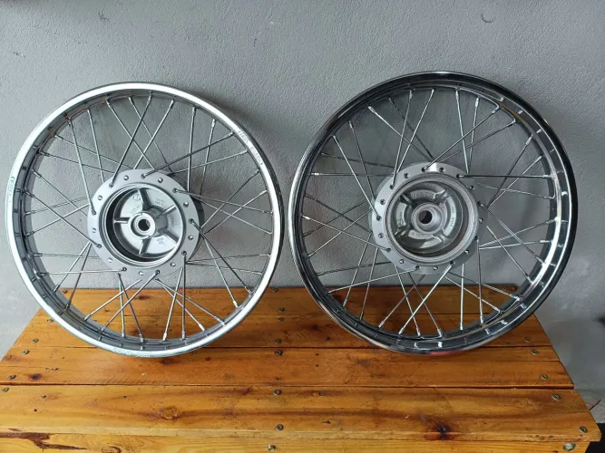 Par Roda Raiada 4mm Cg Fan 125 09/18 tambor
