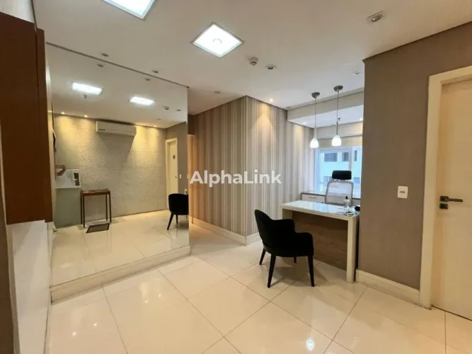 SALA COMERCIAL SEMI MOBILIADA PARA LOCAÇÃO | 40 m² | CONDOMÍNIO PRAVDA ALPHAVILLE