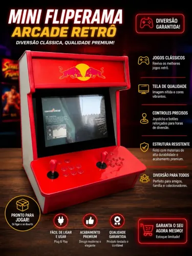 Fliperama Arcade novo 45 mil Jogos