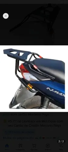 Suporte de bagageiro moto Yamaha