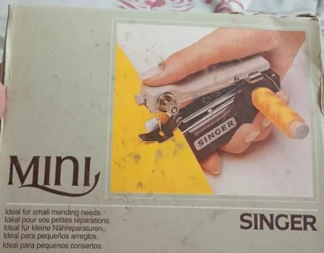 Mini máquina de costura mini singer