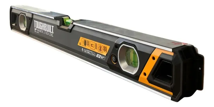 Nível De Bolha Linear Magnético Iluminação Tb-h2-l-24lh-m