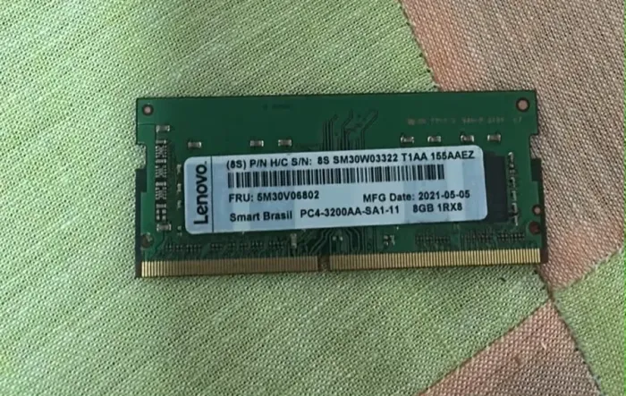 Memória ram lenovo/ Smart Brasil 8GB DE RAM DDR4 3200mhz para notebook (SO-DIMM)