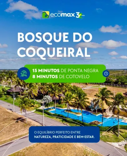 Condomínio Bosque Do Coqueiral, lote com 360 m2 - R$140.000,00 - whatsapp:84 9.9145.9638