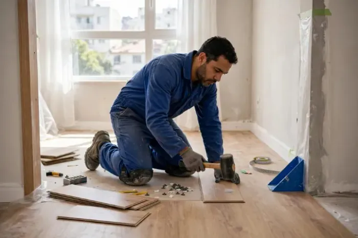 Instalação de pisos laminados.vinilicos rodapé e pintura rj