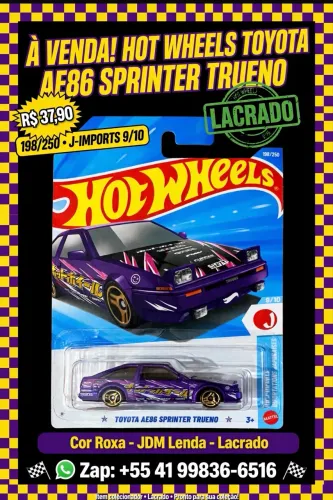 Hot wheels Toyota AE86 sprinter trueno